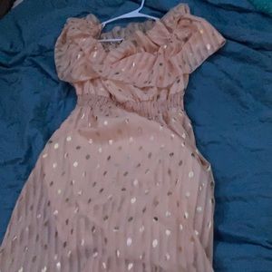 Cute pink and gold dress